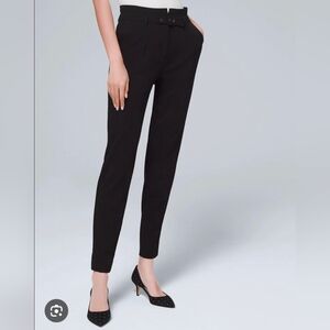 White house black Market Tapered Black Dress Pants